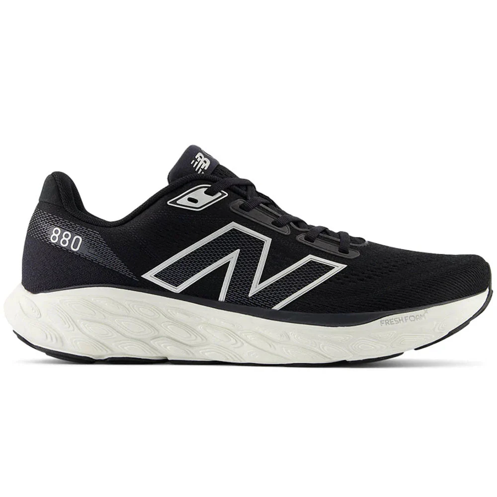 Men's New Balance Fresh Foam X 880v14, Black/Sea Salt, 12.5 B Narrow