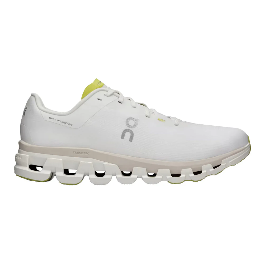 Men's On Cloudflow 4, White/Sand, 11 D Medium