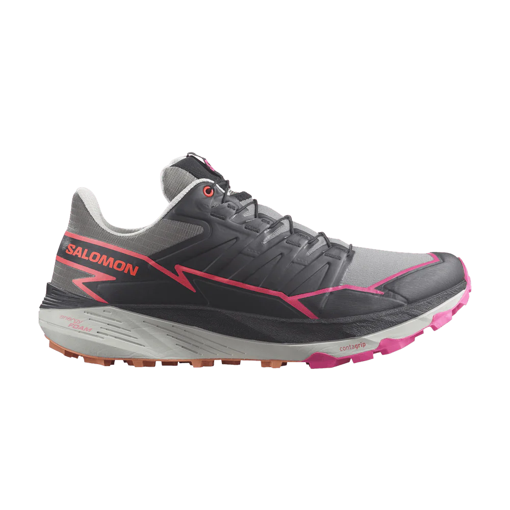 Men's Salomon Thundercross, Plum Kitten/Black/Pink Glo, 11.5 D Medium