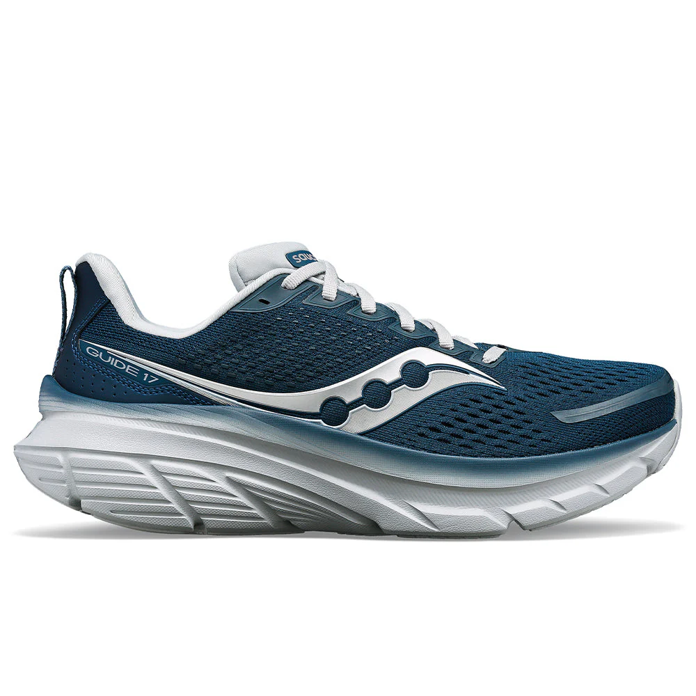 Men's Saucony Guide 17, Denim/Cloud, 9.5 D Medium
