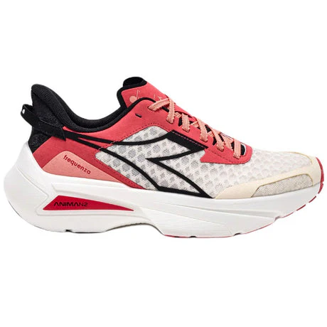 Women's Diadora Frequenza, Whisper White/Cayenne, 11 B Medium