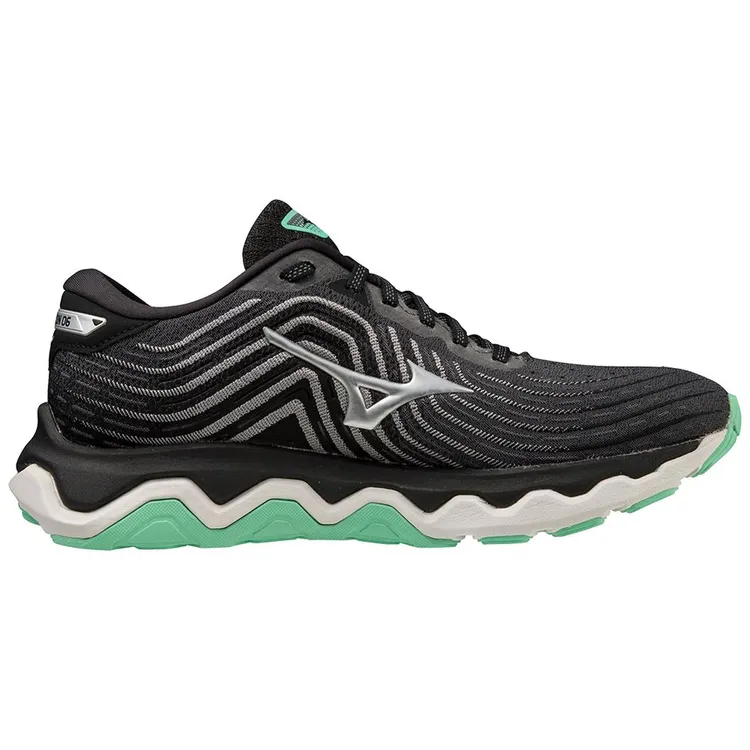 Women's Mizuno Wave Horizon 6, Iron Gate/Silver, 7.5 B Medium