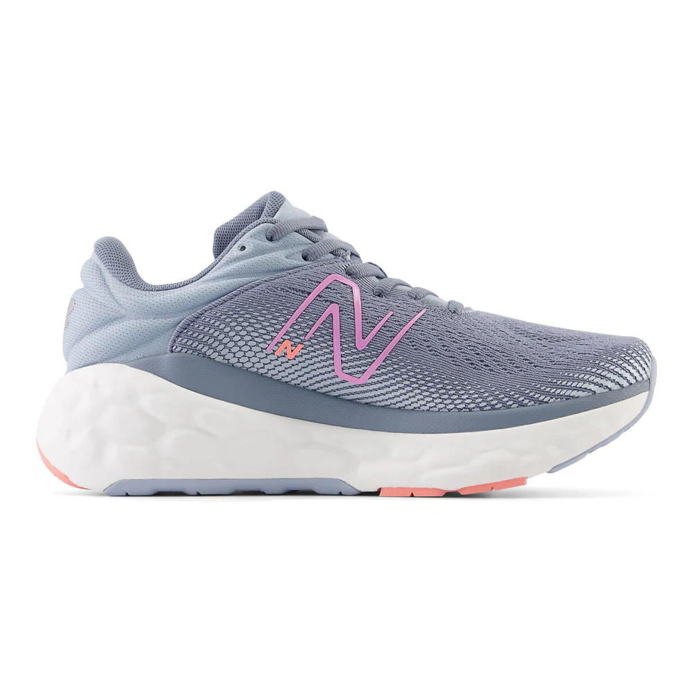 Women's New Balance Fresh Foam X 840v1, Arctic Grey/Raspberry, 7 B Medium