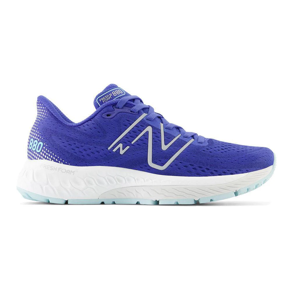 Women's New Balance Fresh Foam X 880v13, Marine Blue/Bright Cyan, 6 B Medium