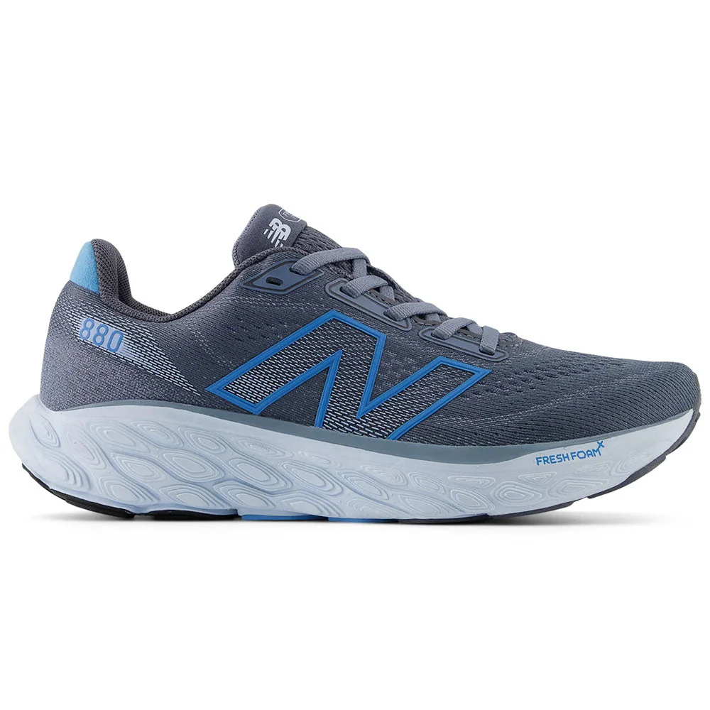 Women's New Balance Fresh Foam X 880v14, Dark Arctic Grey/Coastal Blue/Quarry Blue, 7.5 2E Extra Wide