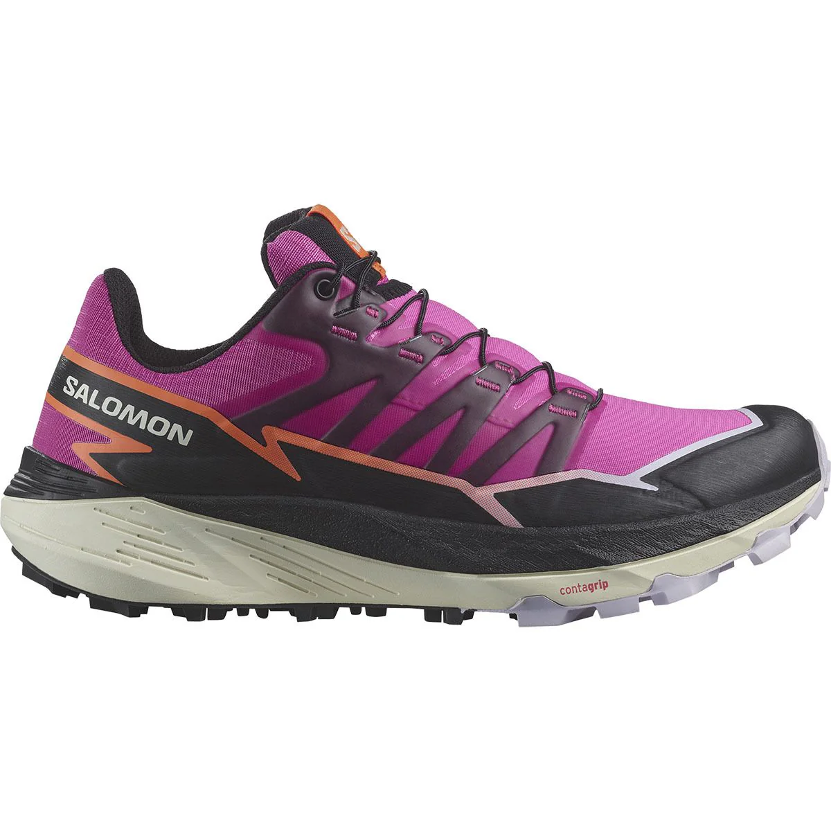 Women's Salomon Thundercross, Rose Violet/Black/Orchid Petal, 8 B Medium
